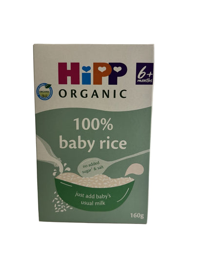 HiPP Organic 100% Baby Rice 6+ Months (160g)