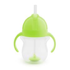 Munchkin Click Lock Tip & Sip Weighted Straw Cup Green 207ml