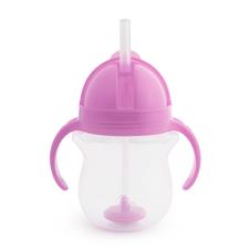 Munchkin Click Lock Tip & Sip Weighted Straw Cup Purple 207ml