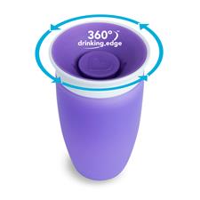 Munchkin Miracle 360 Sippy Cup Purple 296ml