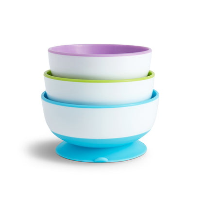 Munchkin Stay Put Suction Bowls 3 Pack