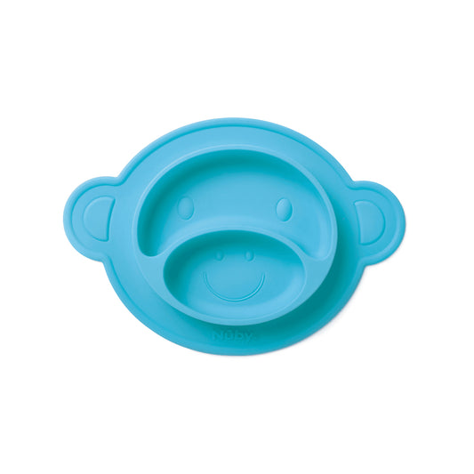 Nuby Suregrip Monkey Feeding Mat Blue