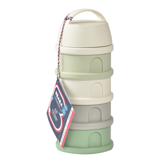 Béaba Snack Storage Stacked Formula Milk Container Green