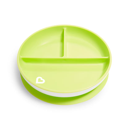 Munchkin Stay Put Suction Plate Green