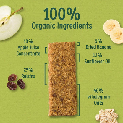 Organix Banana Organic Soft Oaty Bars Toddler Snack Multipack 6 x 23g