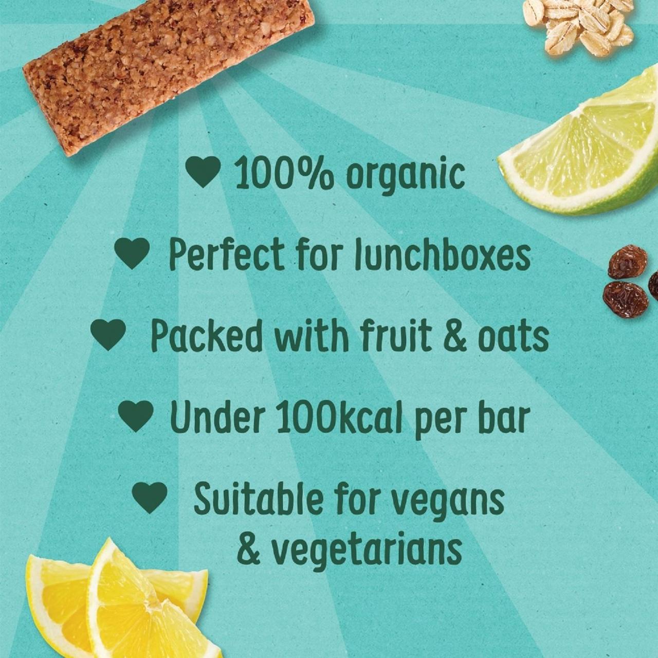 Organix KIDS Luscious Lemon & Lime Organic Oat Snack Bars Multipack 6 x 23g