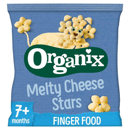 Organix Melty Cheese Organic Stars, 7 months+ 20g - Pack of 3 (20g x 3)