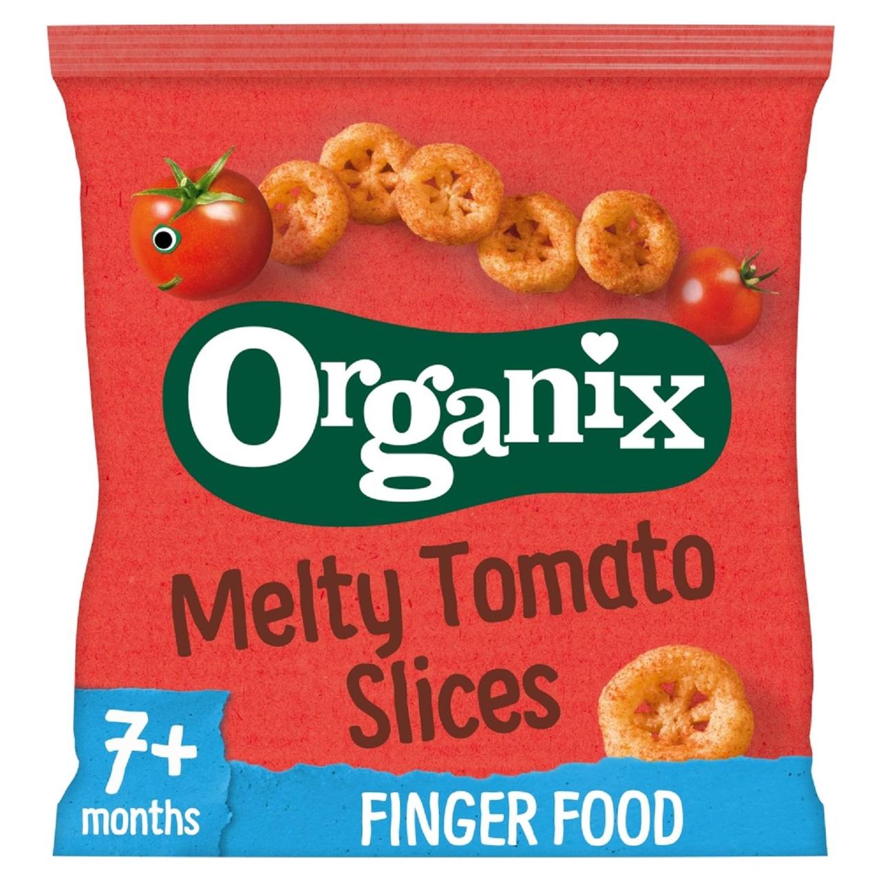 Organix Melty Tomato Organic Slices Baby Snack 7 months+ 20g - Pack of 3 (20g x 3)