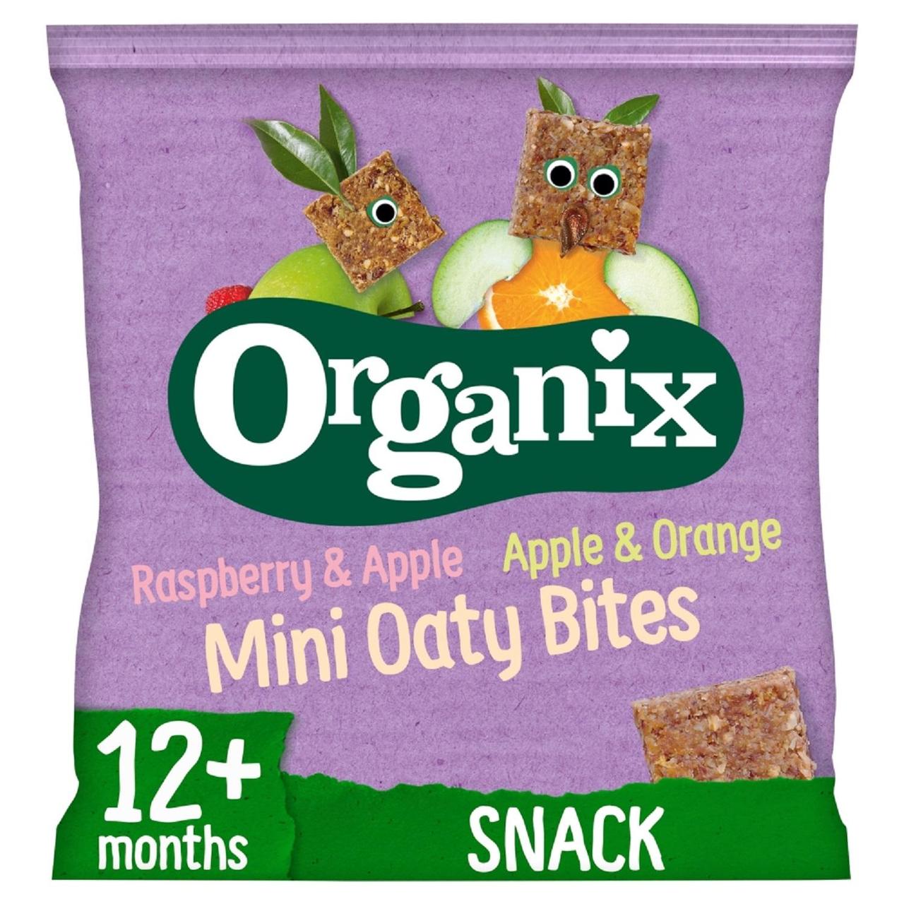 Organix Mini Organic Oaty Toddler Snack Bar Bites 110g