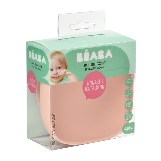 Béaba Silicone Suction Bowl Pink