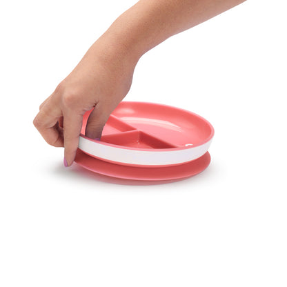 Munchkin Stay Put Suction Plate Pink