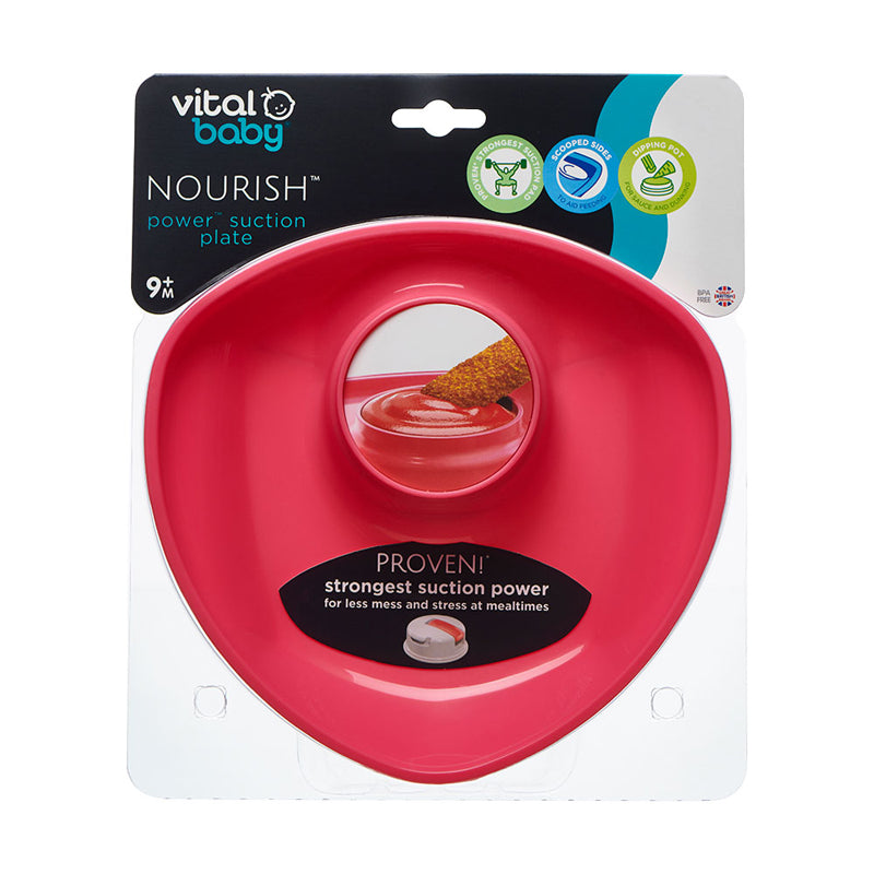 Vital Baby NOURISH Power Suction Plate Purple