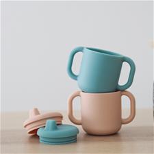 Béaba Silicone Learning Cup Blue