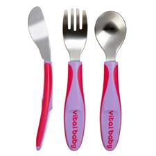 Vital Baby NOURISH Big Kid Cutlery 3 Pack