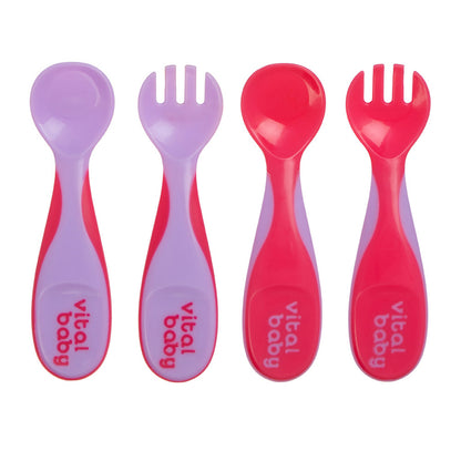 Vital Baby NOURISH Chunky Cutlery Set 4 Pack