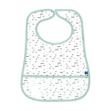 Kikka Boo Eva Terry Bib With Catcher Savanna Mint 3 Pack