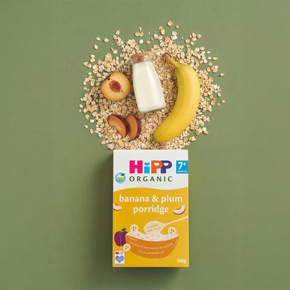 HiPP Organic Banana & Plum Porridge 7+ Months (200g) HiPP Organic