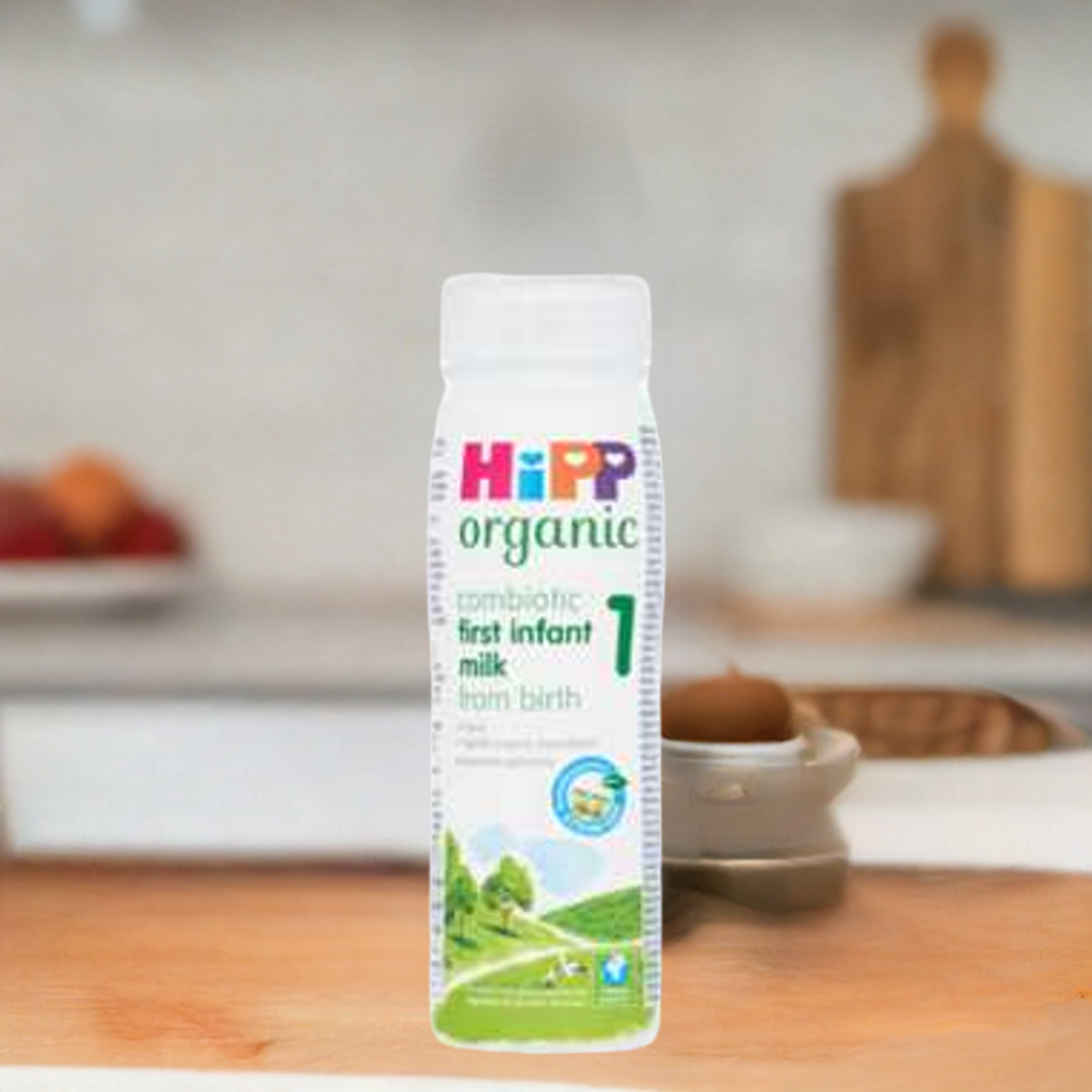 HiPP Organic 1 First Infant Baby Milk Liquid Formula From Birth 200ml - Pack of 6 (200ml x 6)