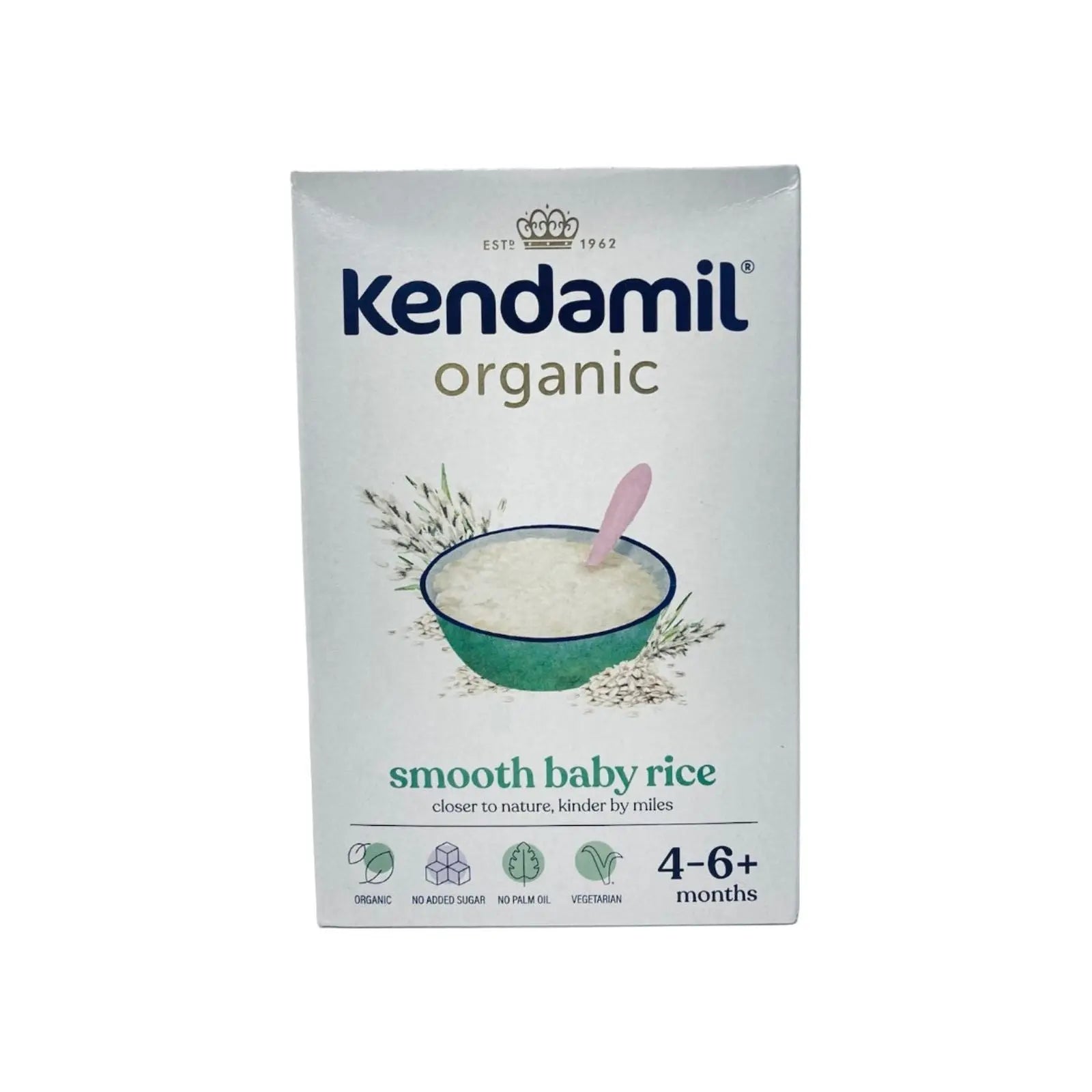 Toddler Rice Kendamil Organic Baby Rice Smooth 4-6 Months 120G – 4 My Tots