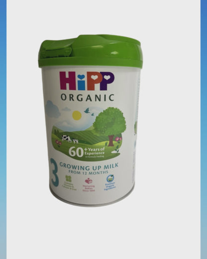 HiPP UK Stage 3 ORGANIC Growing Up Baby Formula 12+ months (800g)
