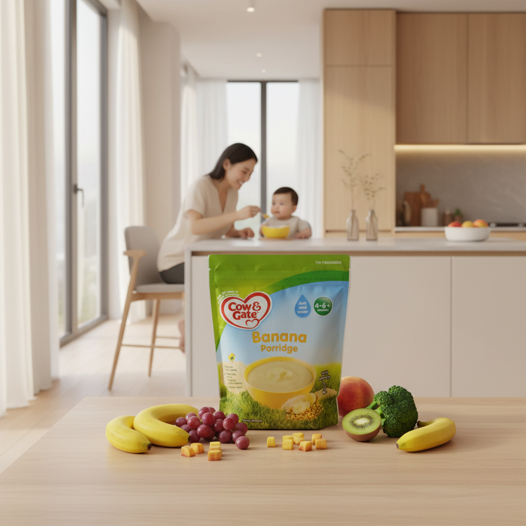 Cow & Gate Banana Porridge Baby Cereal (125g) - UK VERSION Cow & Gate