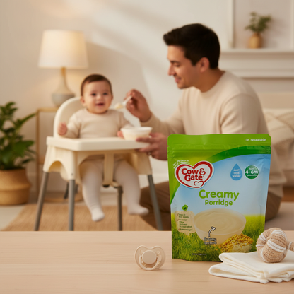 Cow & Gate Creamy Porridge Baby Cereal (125g) - UK VERSION Cow & Gate