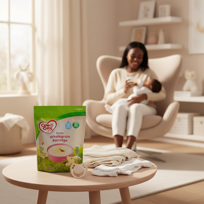 Cow & Gate Fruity Wholegrain Porridge Baby Cereal (125g) - UK VERSION Cow & Gate