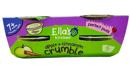 Ella's Kitchen Apple & Cinnamon Pudding 7+ Months (4 x 80g)