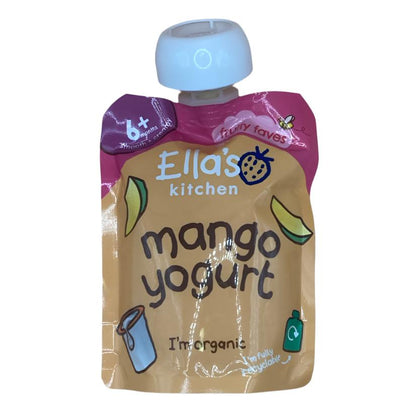 Ella's Kitchen Organic Greek Yoghurt & Mangoes (90g) - Pack of 7 Pouches (90g x 7)