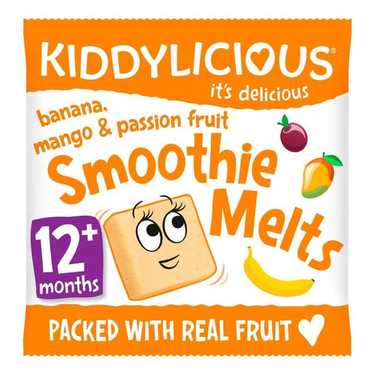 Kiddylicious Banana, Mango & Passion fruit Smoothie Melts 6g - Nuline Traders
